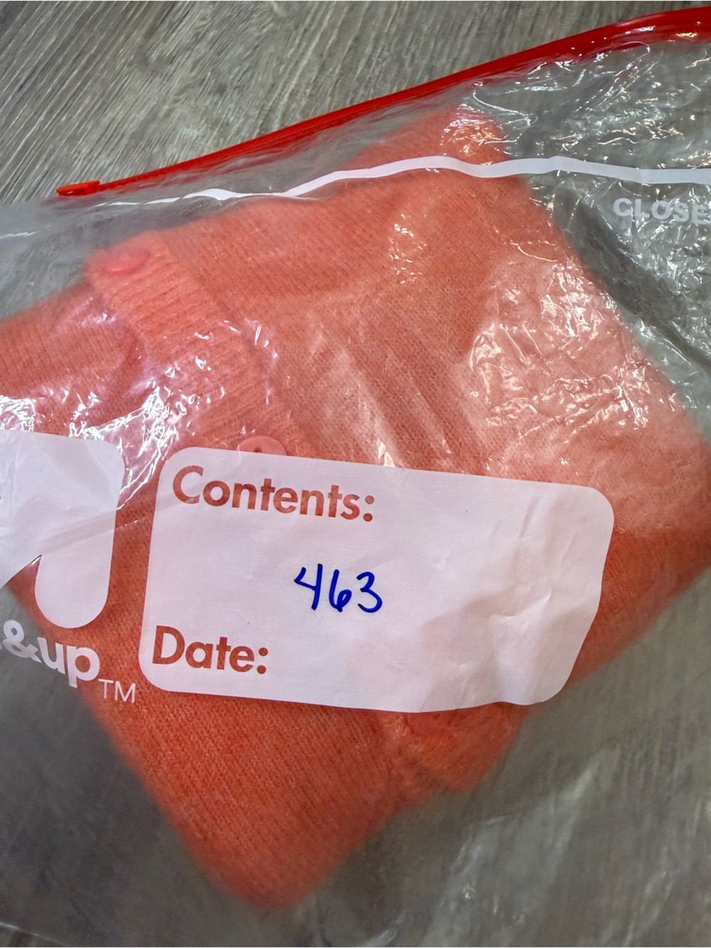 AERIE Campus Cool Plush Orange Button Front Cardigan Sweater Women’s Medium - Picture 8 of 8